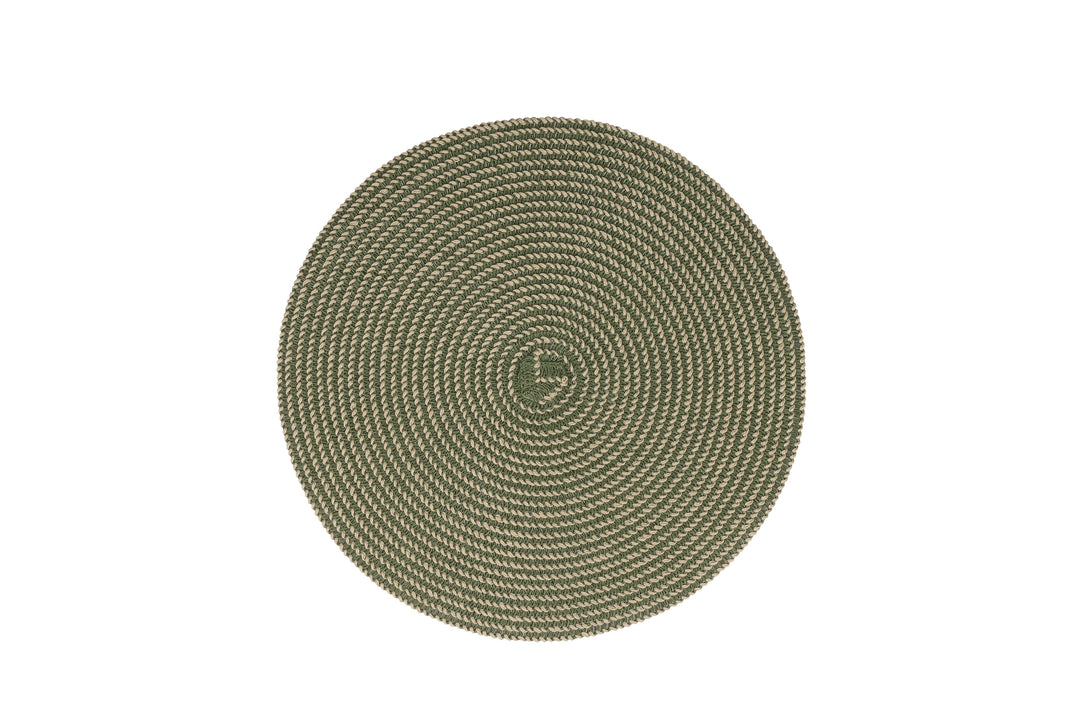 Salt &amp; Pepper - Placemat 36cm geweven groen Tabletop (set van 4)