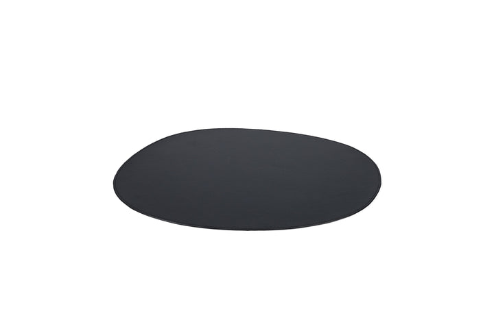 Salt &amp; Pepper - Placemat 43,5x36,5cm organisch metallic zwart Dinner (set van 4)