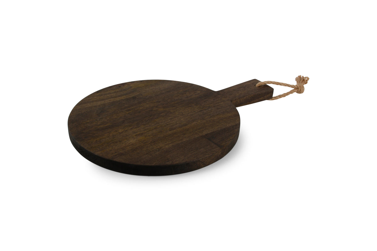 Salt & Pepper - Serveerplank 38x28cm rond hout Ancient