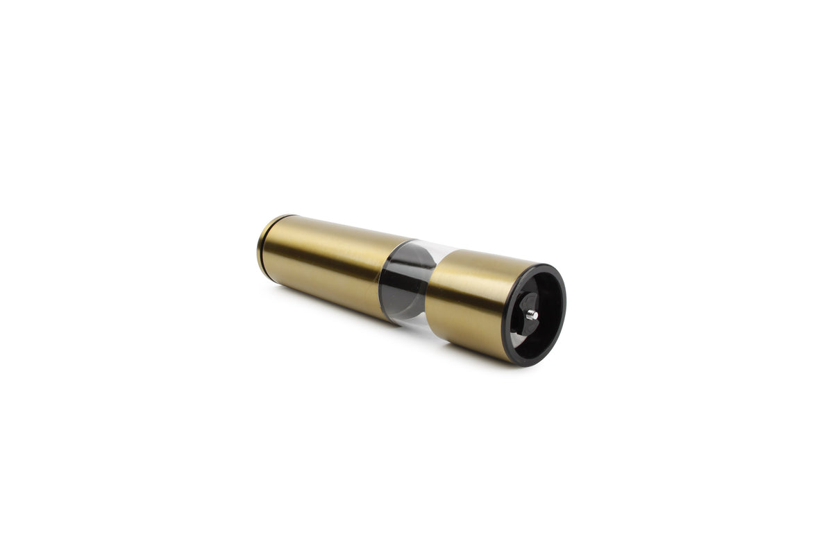 Salt & Pepper - Peper/zoutmolen H21,5cm goud Spice