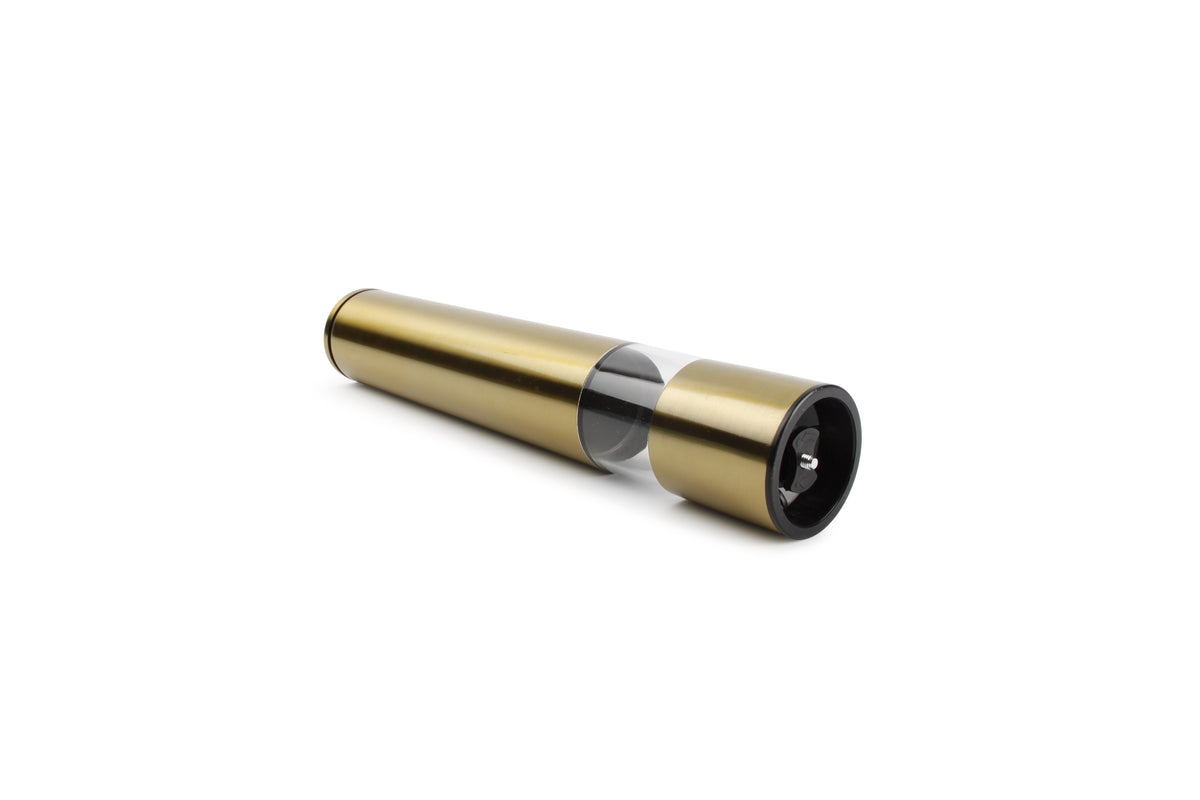 Salt & Pepper - Peper/zoutmolen H28,5cm goud Spice