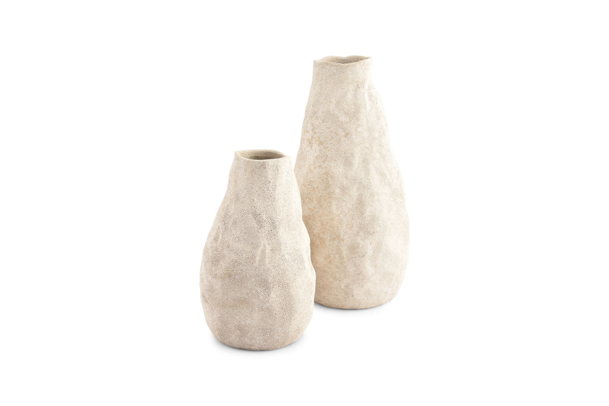 Salt & Pepper - Vaas 17xH33,5cm beige Cave