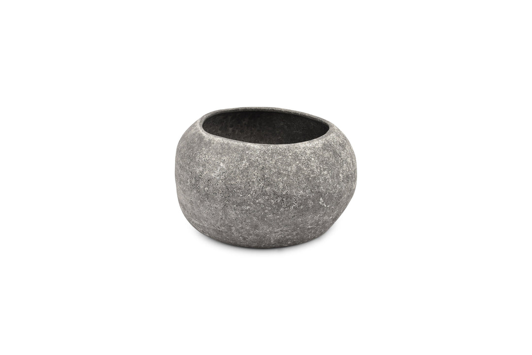 Salt &amp; Pepper - Sierschaal 26xH13,5cm antraciet Cave
