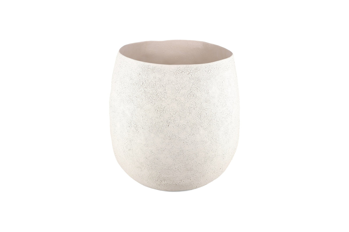 Salt & Pepper - Bloempot 28xH24cm organisch beige Cave