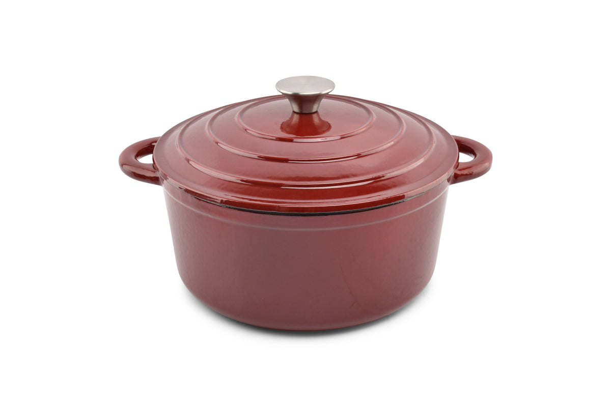Salt & Pepper - Kookpot 26cm gietijzer rood Ferno