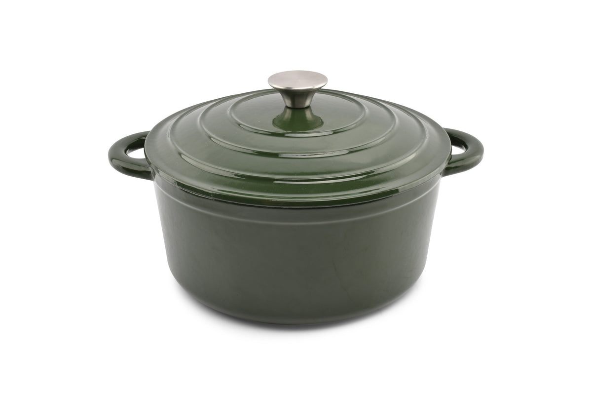Salt & Pepper - Kookpot 26cm gietijzer groen Ferno