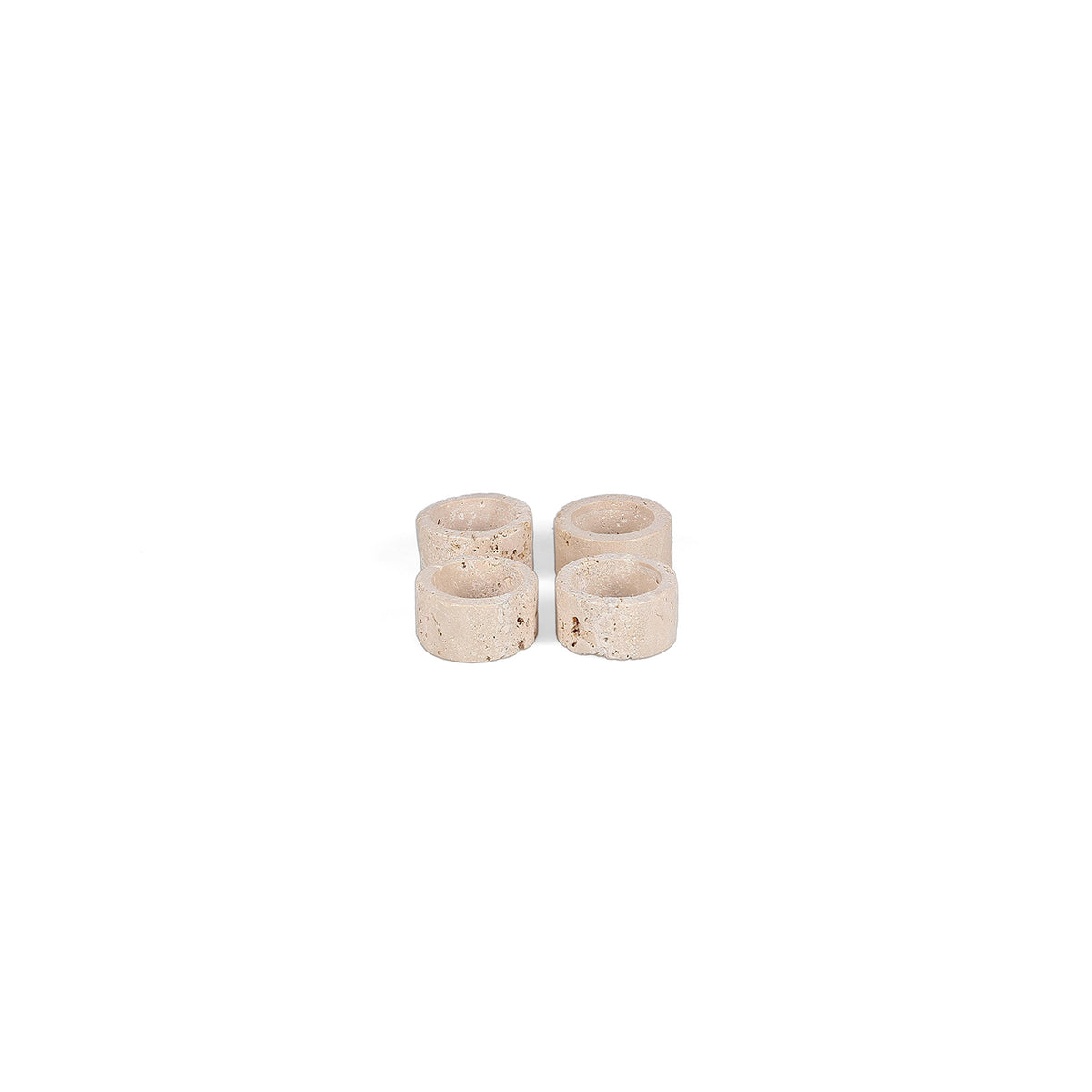 Servetring 5cm travertin Opus - set/4