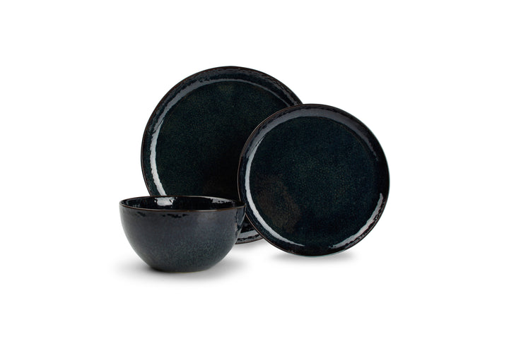 Salt &amp; Pepper - Servies 12-delig saffier Mielo