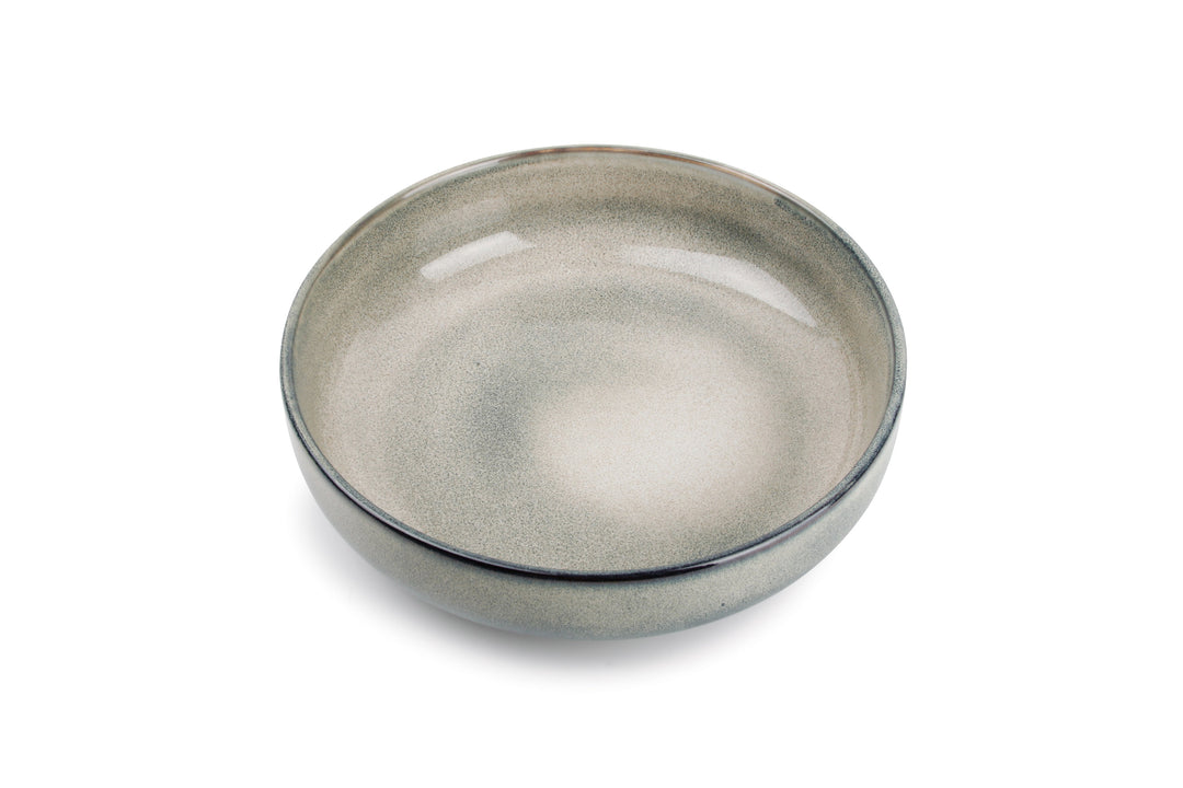 Salt &amp; Pepper - Diep bord (pastabord) 22,5xH6cm groen/blauw Meridian - Set van 2