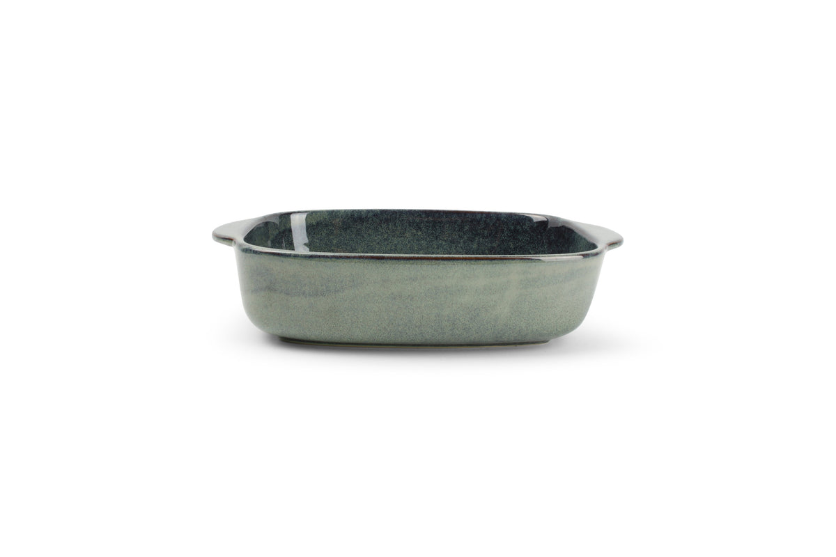 Salt & Pepper - Ovenschaal 32/25,5x20,5xH7cm groen/blauw Meridian