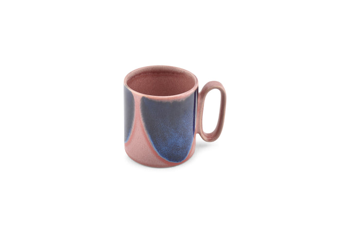 Salt &amp; Pepper - Beker 39cl pink/blue Paint - Set van 4