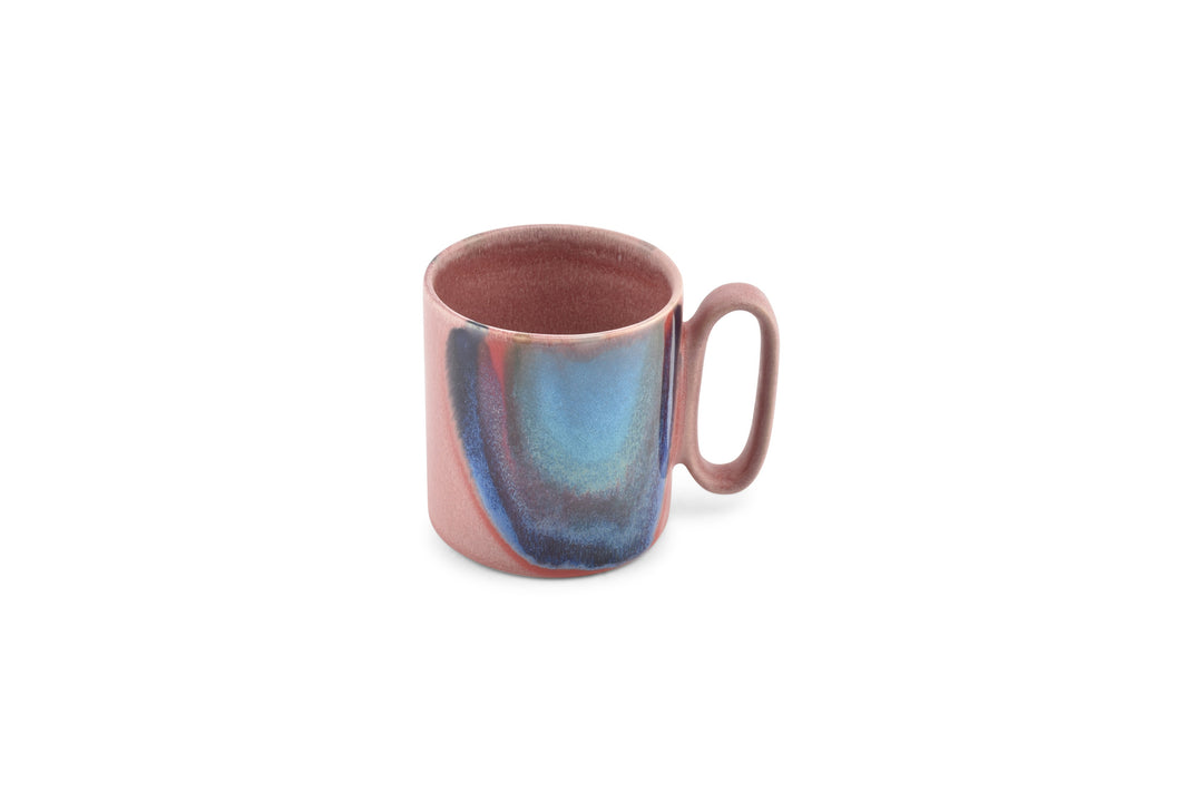 Salt &amp; Pepper - Beker 39cl pink/rainbow Paint - Set van 4