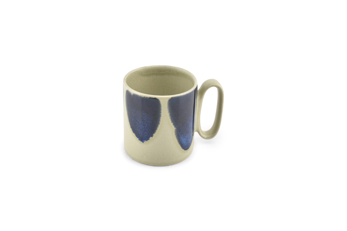 Salt & Pepper - Beker 39cl green/blue Paint - Set van 4