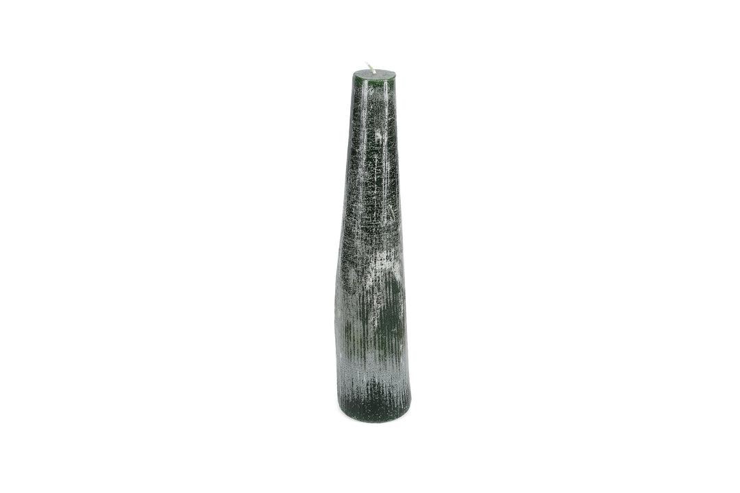 Salt &amp; Pepper - Kaars 9xH40cm donkergroen Twig