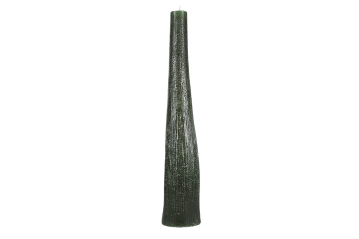 Salt &amp; Pepper - Kaars 9xH49,5cm donkergroen Twig