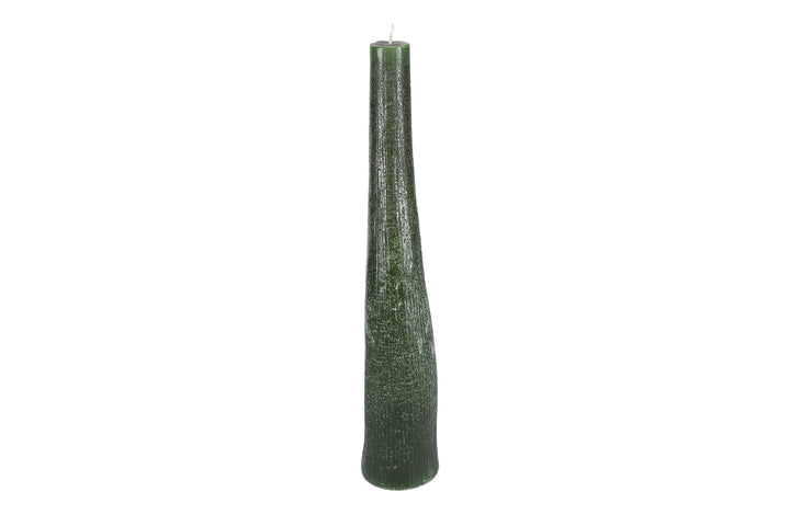 Salt &amp; Pepper - Kaars 9xH49,5cm donkergroen Twig