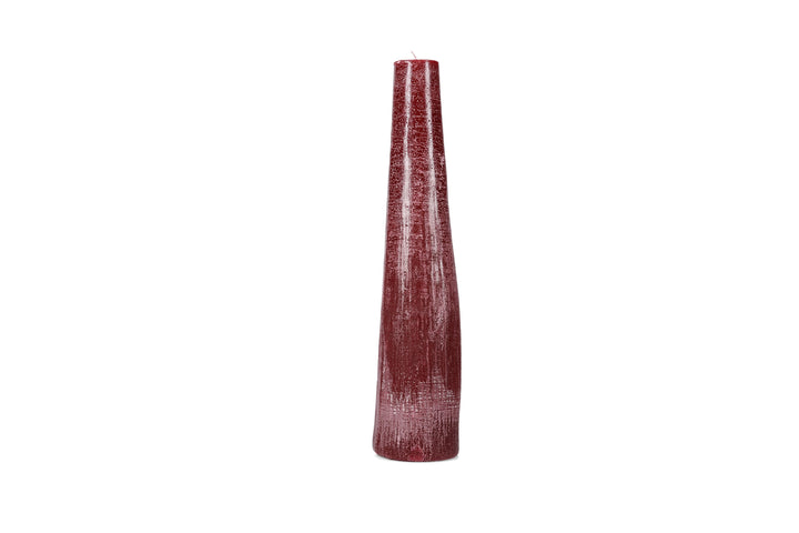 Salt &amp; Pepper - Kaars 9xH40cm bordeaux Twig