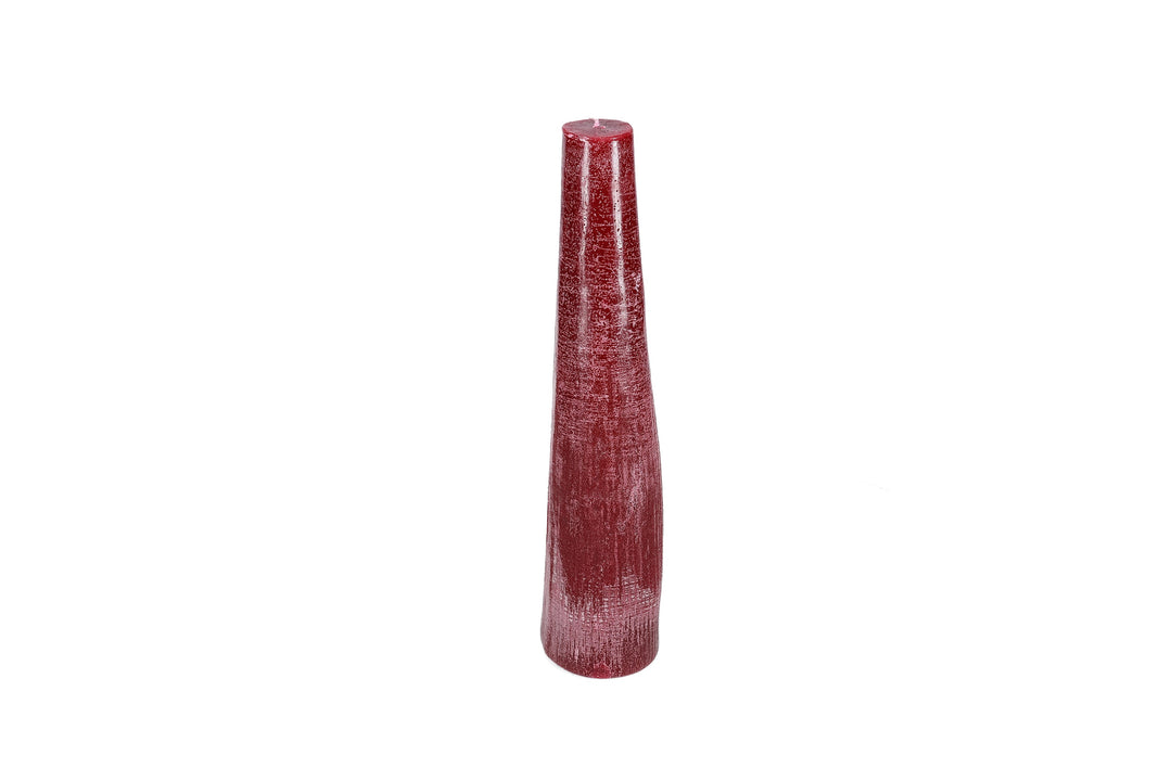 Salt &amp; Pepper - Kaars 9xH40cm bordeaux Twig