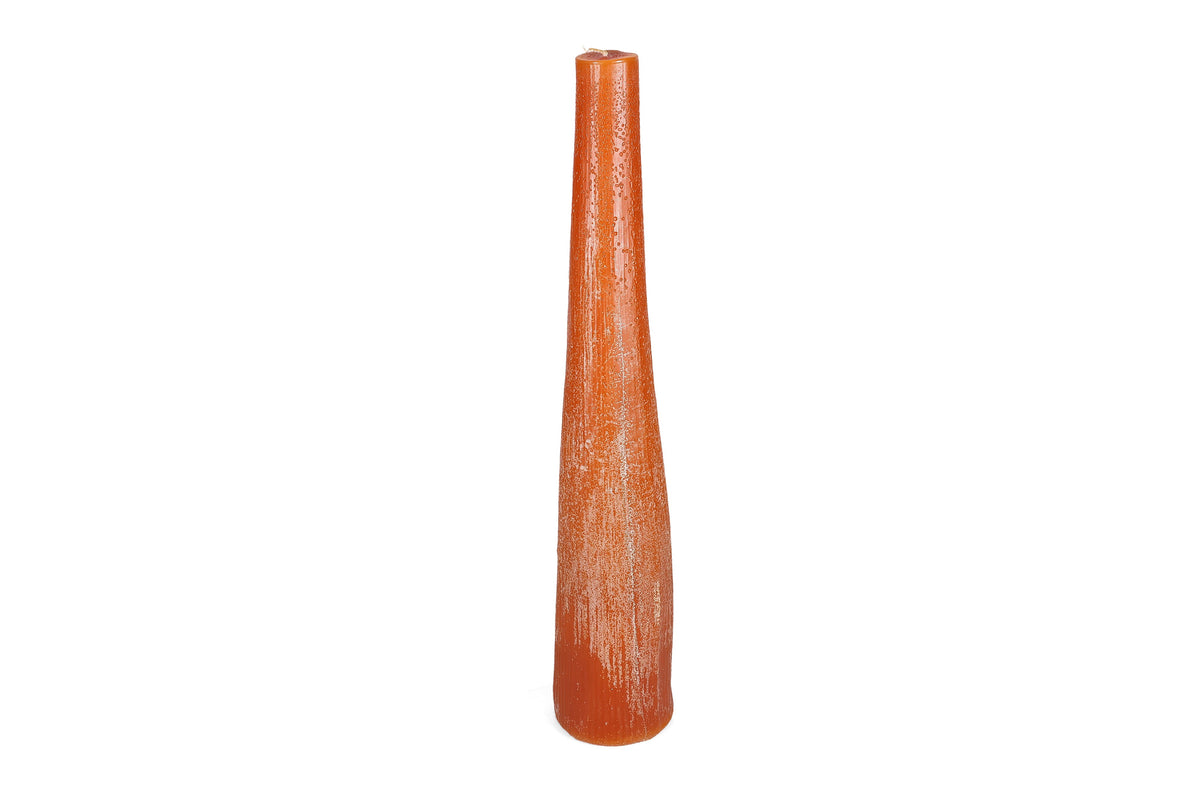 Salt & Pepper - Kaars 9xH49,5cm oranje Twig
