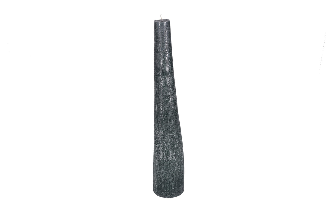 Salt &amp; Pepper - Kaars 9xH49,5cm blauw Twig