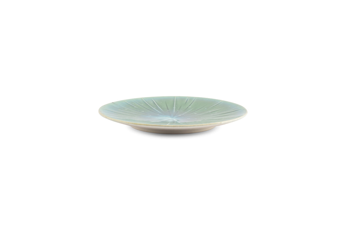 Salt & Pepper - Plat bord 21cm turquoise Eclipse - Set van 4