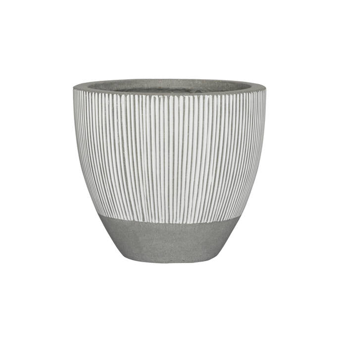 Pottery Pots - Bloempot Jesslyn XS, White Stripe Ø41,5 cm