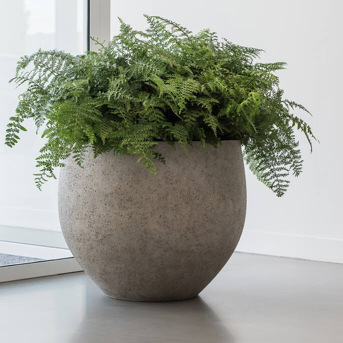 Pottery Pots - Bloempot Jumbo Orb XXS, Beige Washed Ø53 cm