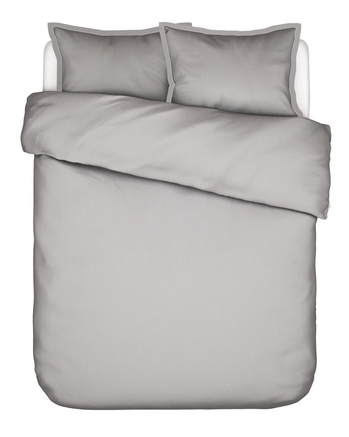 Essenza | Aziza Dekbedovertrek - 2p set 260x220+2/60x70, Cloud Grey