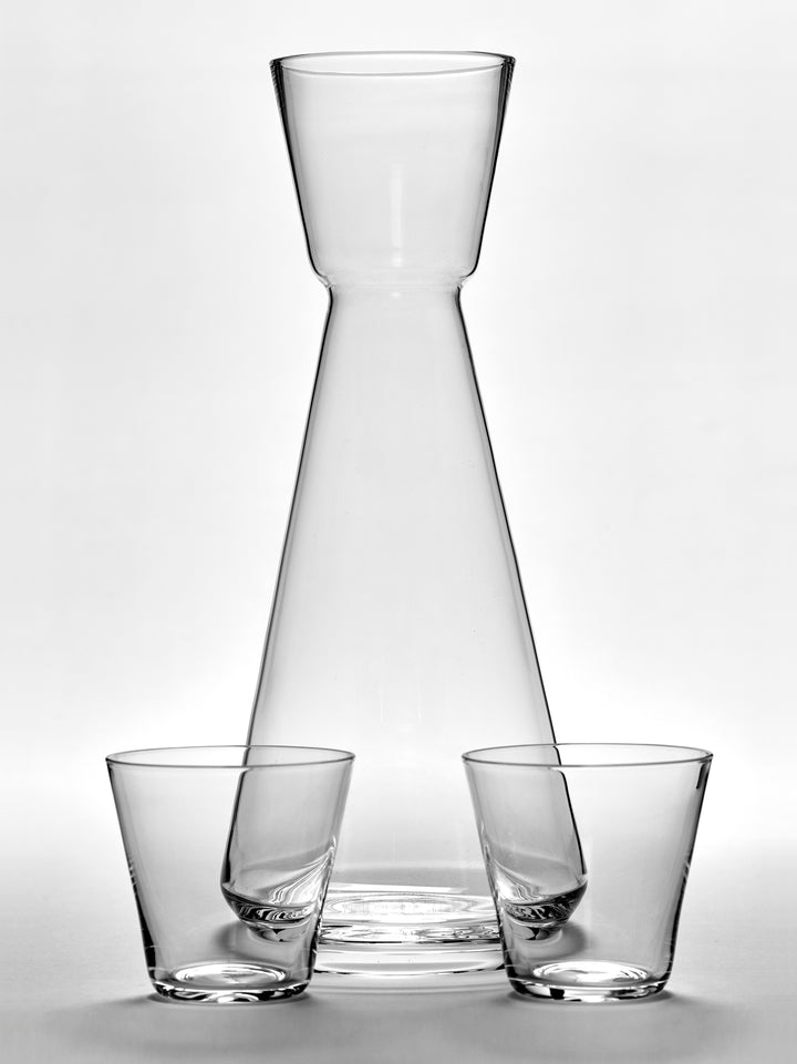 Serax - Charles Kaisin - Karaf 215 Cl + 2 Glazen 30 Cl Nero