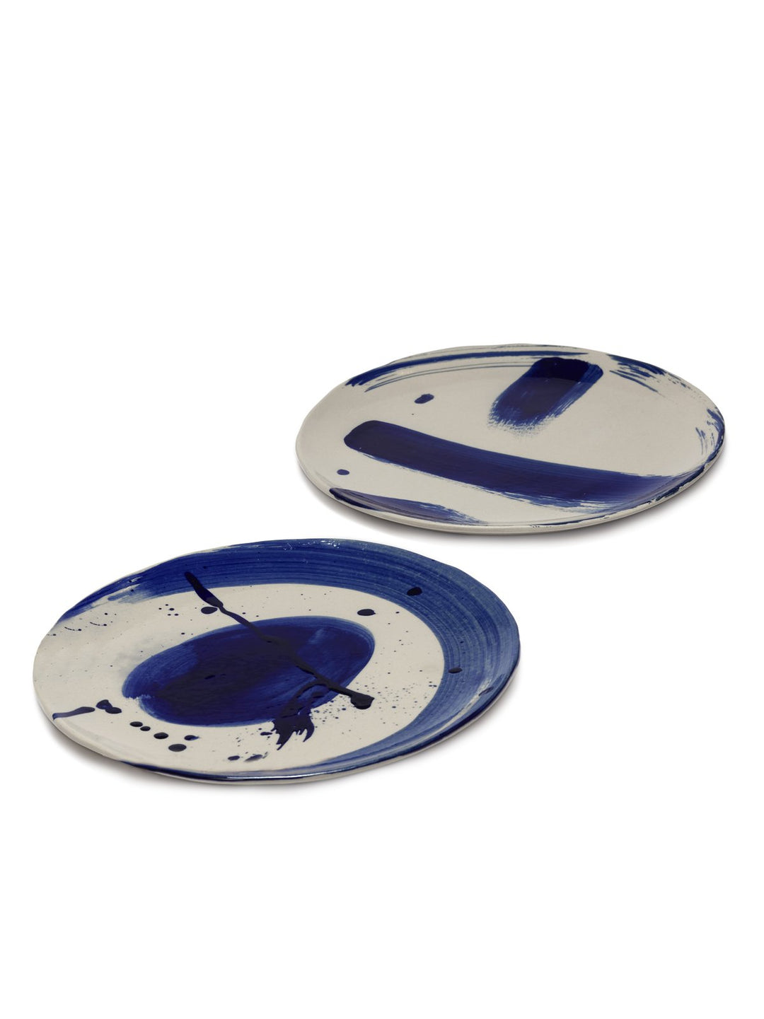 Serax - Marie Michielssen - Dinnerbord Beige/Blauw Sophia - Set van 4