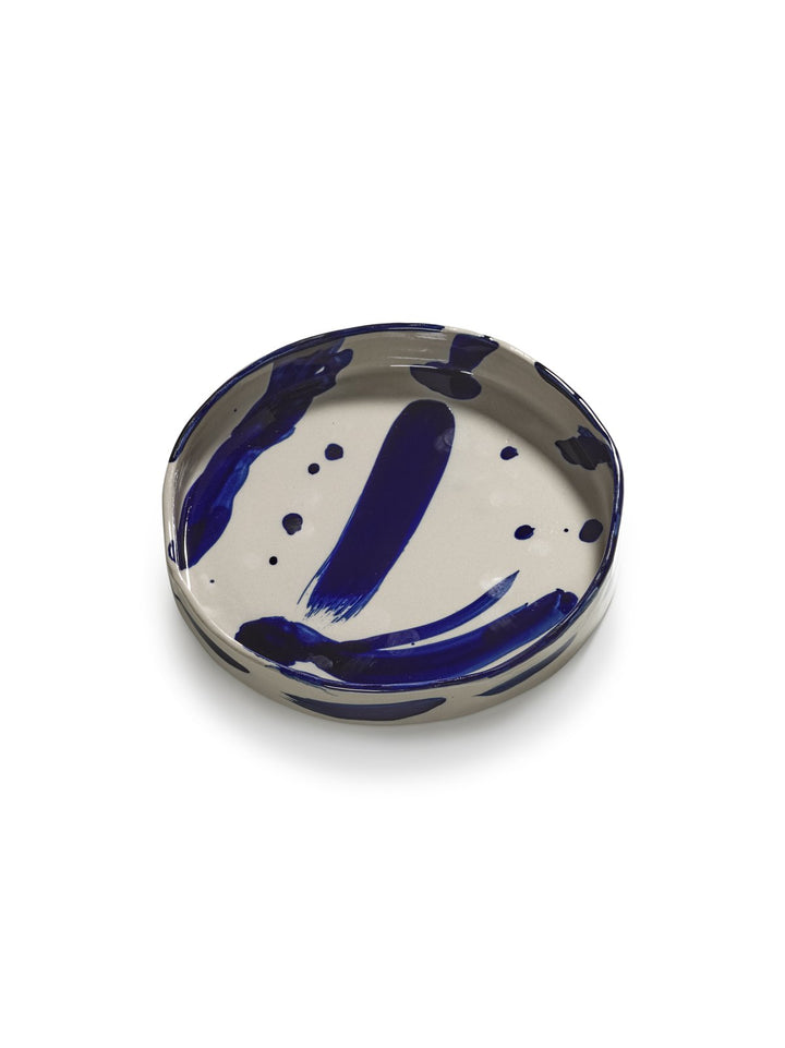 Serax - Marie Michielssen - Pastabord Beige/Blauw Sophia - Set van 2