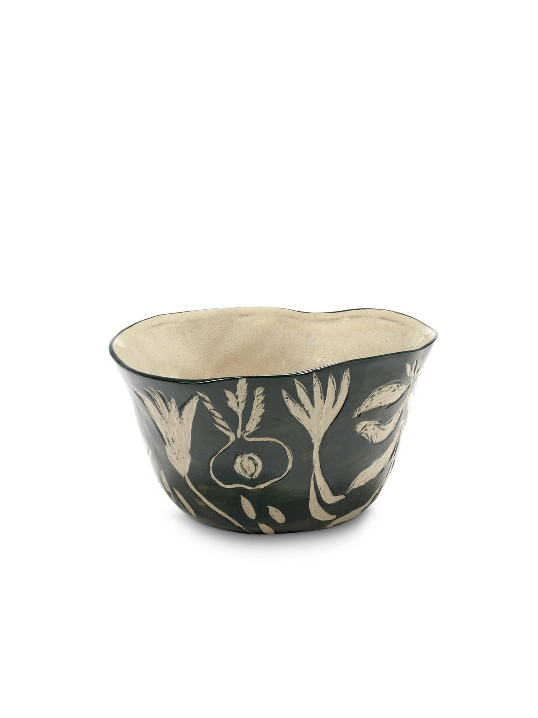 Serax - Axelle Delhaye - Bloempot 09 Groen Beige 30x28 cm