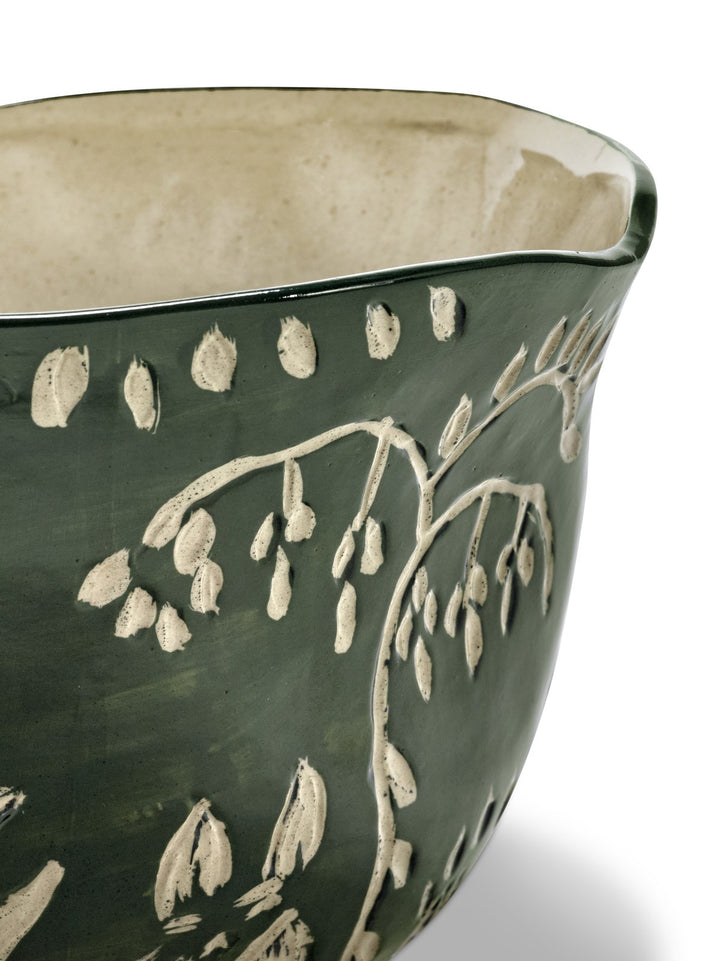 Serax - Axelle Delhaye - Bloempot 09 Groen Beige 30x28 cm