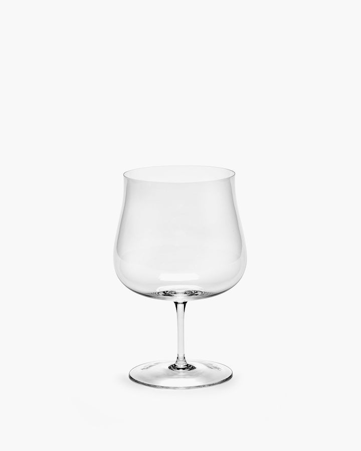 Serax - Sergio Herman - Bourgogne Glas Silhouette - Set van 4