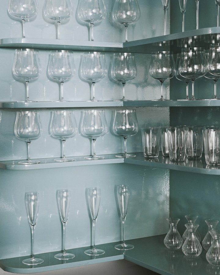 Serax - Sergio Herman - Bourgogne Glas Silhouette - Set van 4