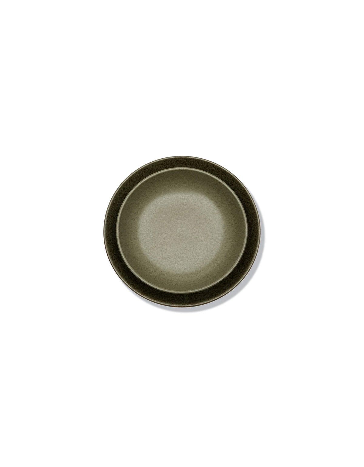 Serax - Sergio Herman - Diep Bord S Camo Green Surface - Set van 4