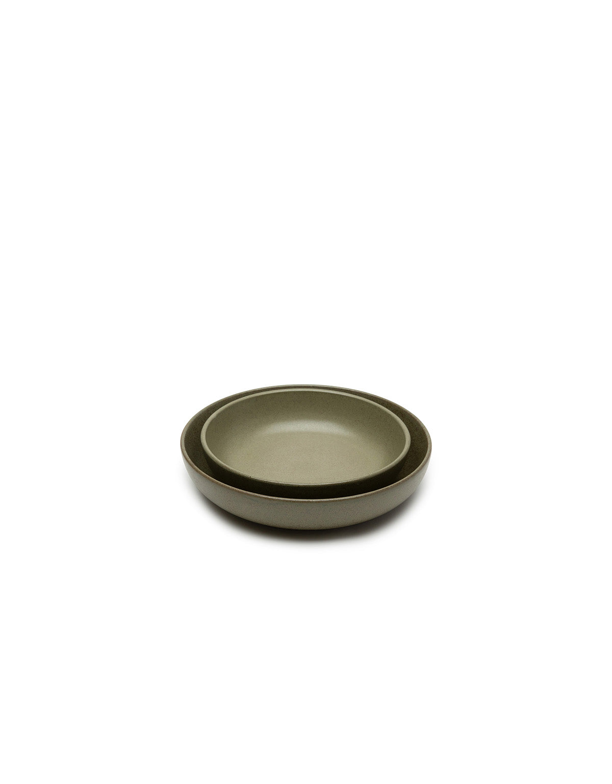 Serax - Sergio Herman - Diep Bord S Camo Green Surface - Set van 4