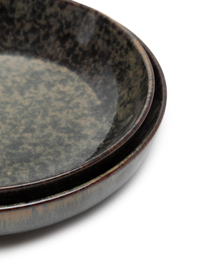 Serax - Sergio Herman - Diep Bord M Indi Grey Surface - Set van 4