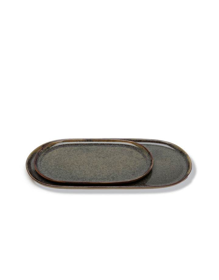 Serax - Sergio Herman - Tapasbord L Indi Grey Surface - Set van 4