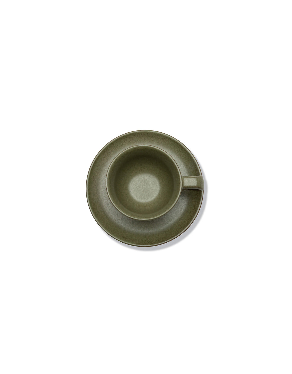 Serax - Sergio Herman - Cappuccinokop + Schotel Camo Green - Set van 4