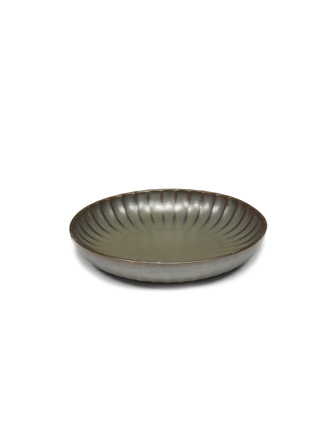 Serax - Sergio Herman - Hoog Bord M Groen Inku - Set van 2