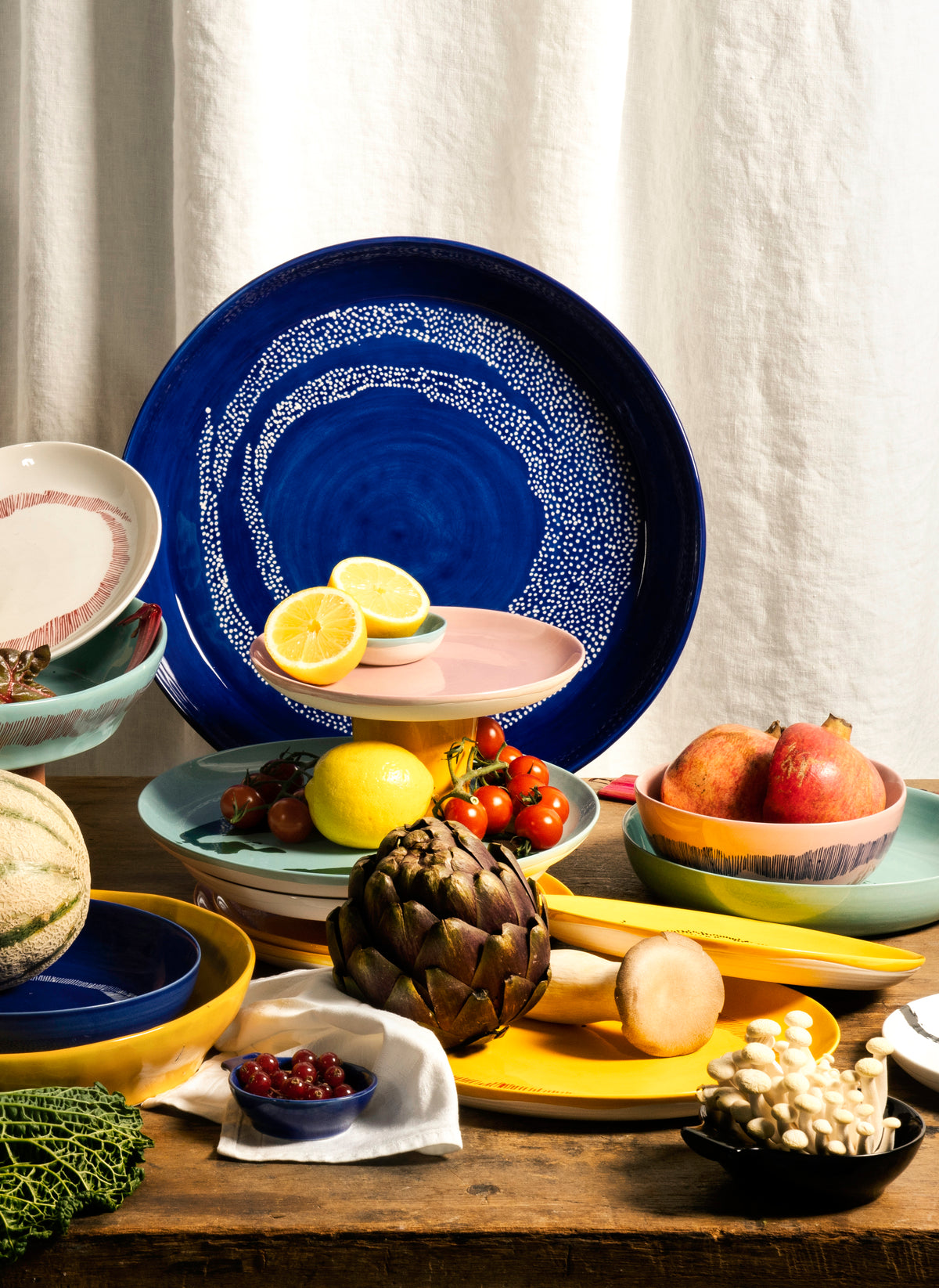 Serax - Ottolenghi - Serveerkom M Donkerblauw Wit Feast