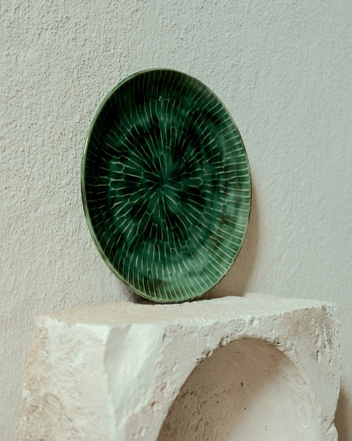Serax - Pascale Naessens - Bord L Groen Verde Lanza - Set van 2