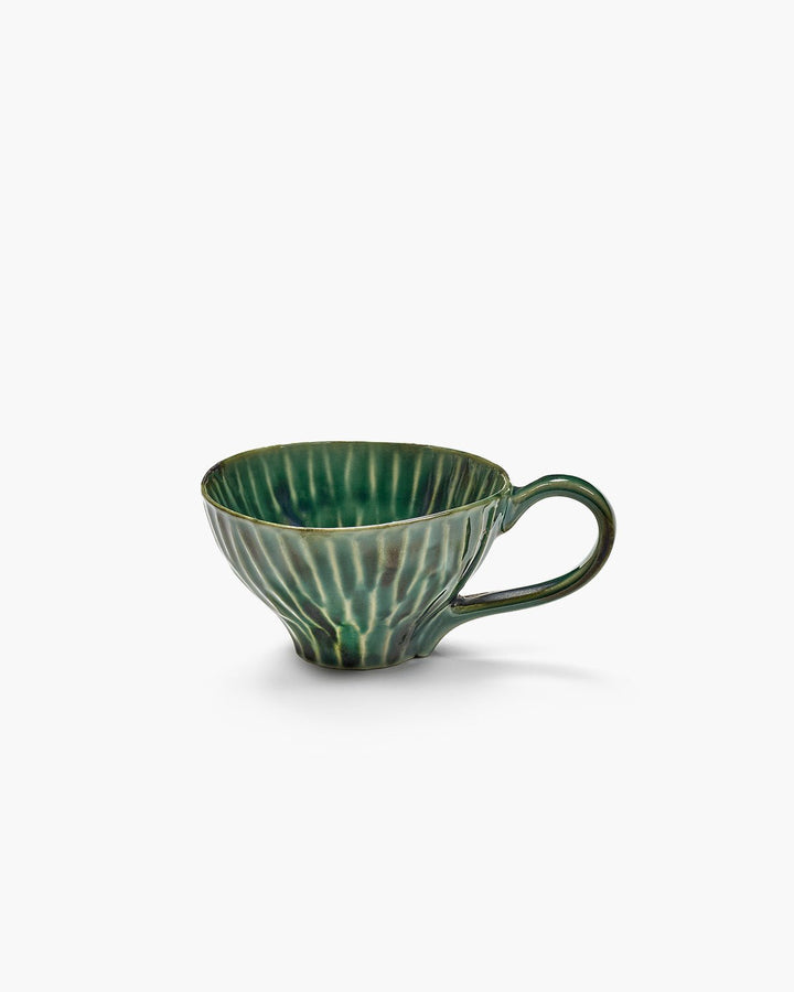 Serax - Pascale Naessens - Cappuccinokopje Groen Verde Lanza - Set van 2