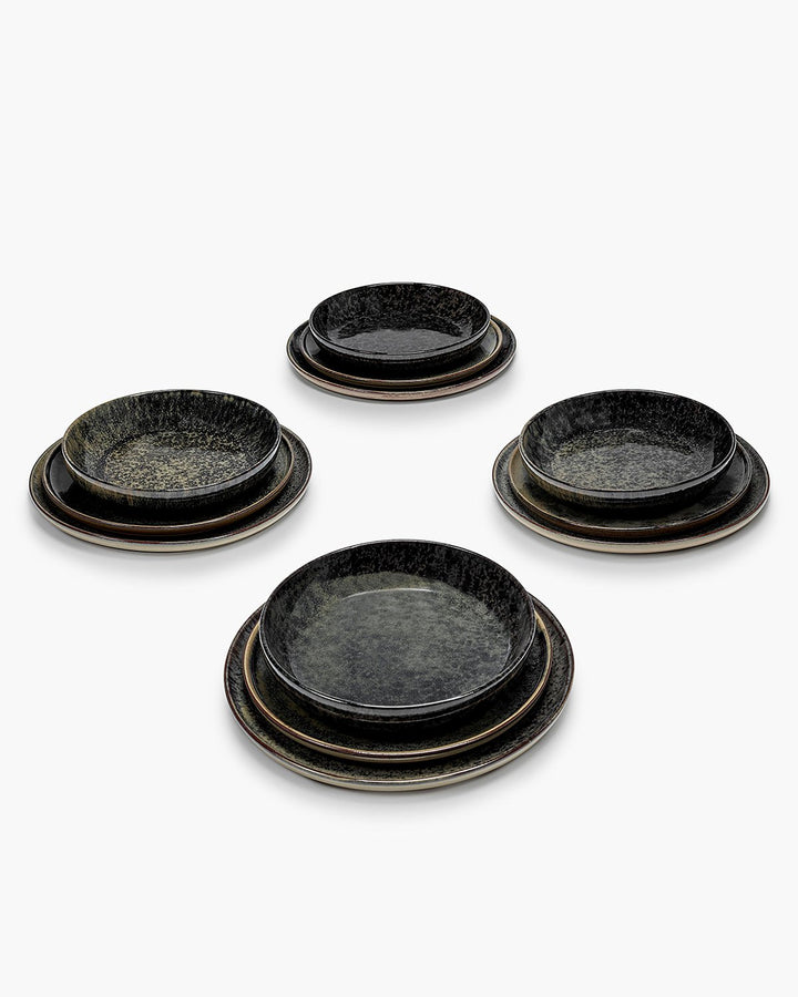Serax - Sergio Herman - Serviesset 12 Stuks Wit Inku
