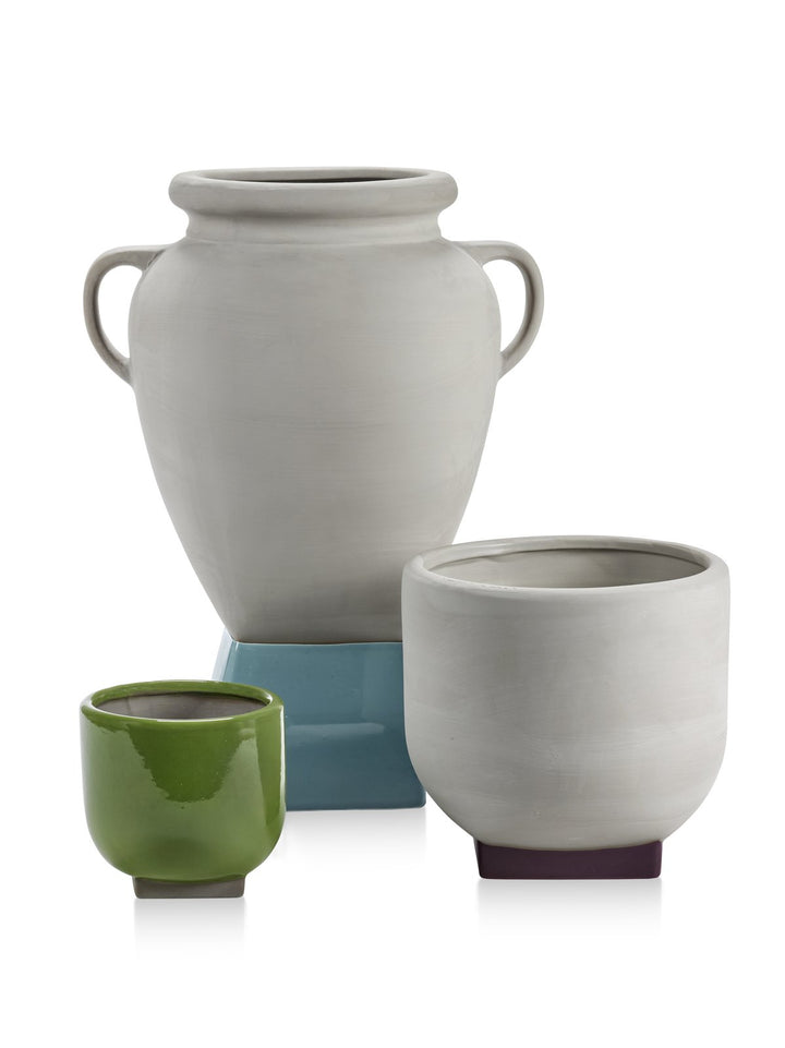 Serax - Kris Van Assche - Bloempot 01 Groen/Grijs Ø16 cm