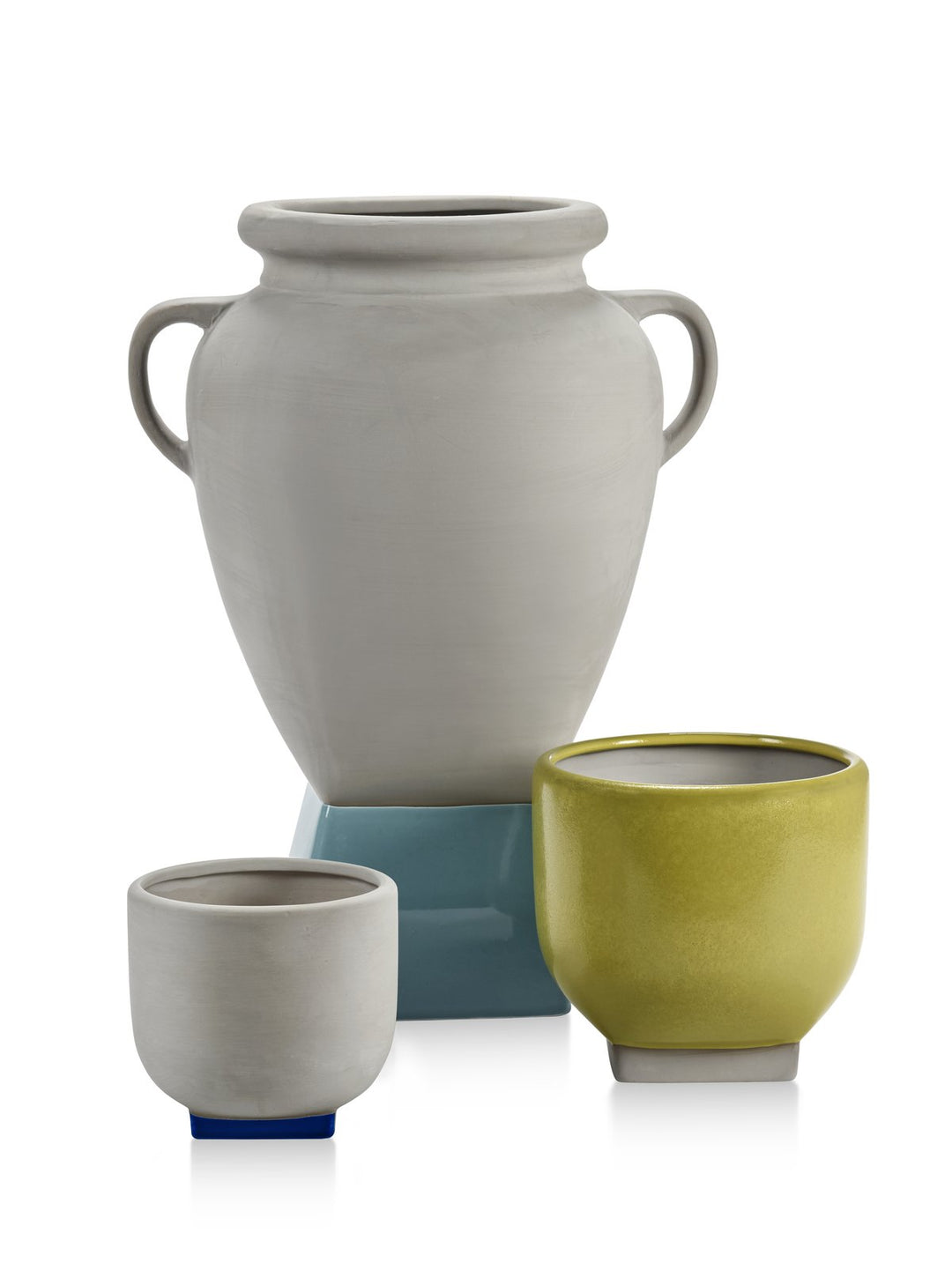 Serax - Kris Van Assche - Bloempot 01 Grijs/Donkerblauw Ø16 cm