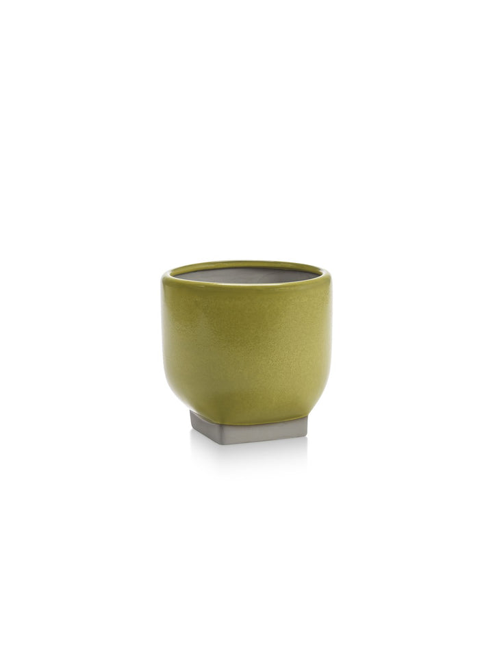 Serax - Kris Van Assche - Bloempot 02 Geel/Grijs Ø20,5 cm
