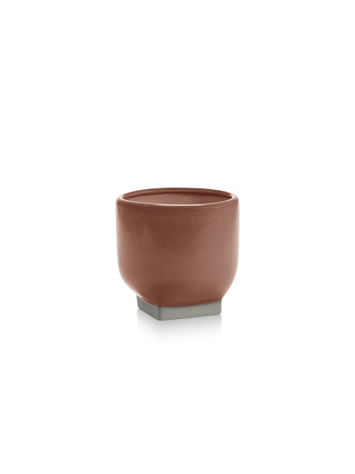 Serax - Kris Van Assche - Bloempot 02 Oranje/Grijs Ø20,5 cm