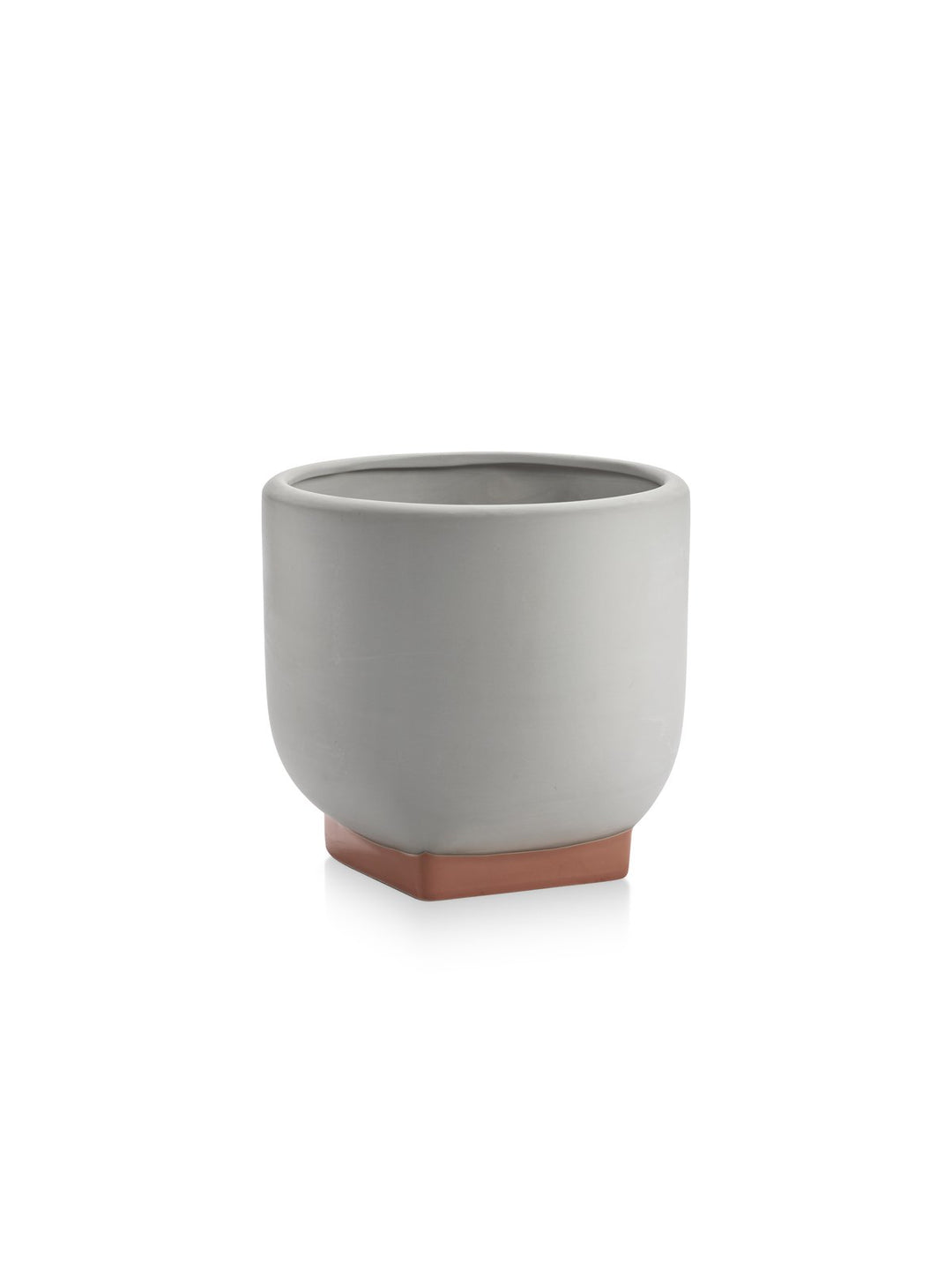 Serax - Kris Van Assche - Bloempot 03 Grijs/Oranje Ø26 cm